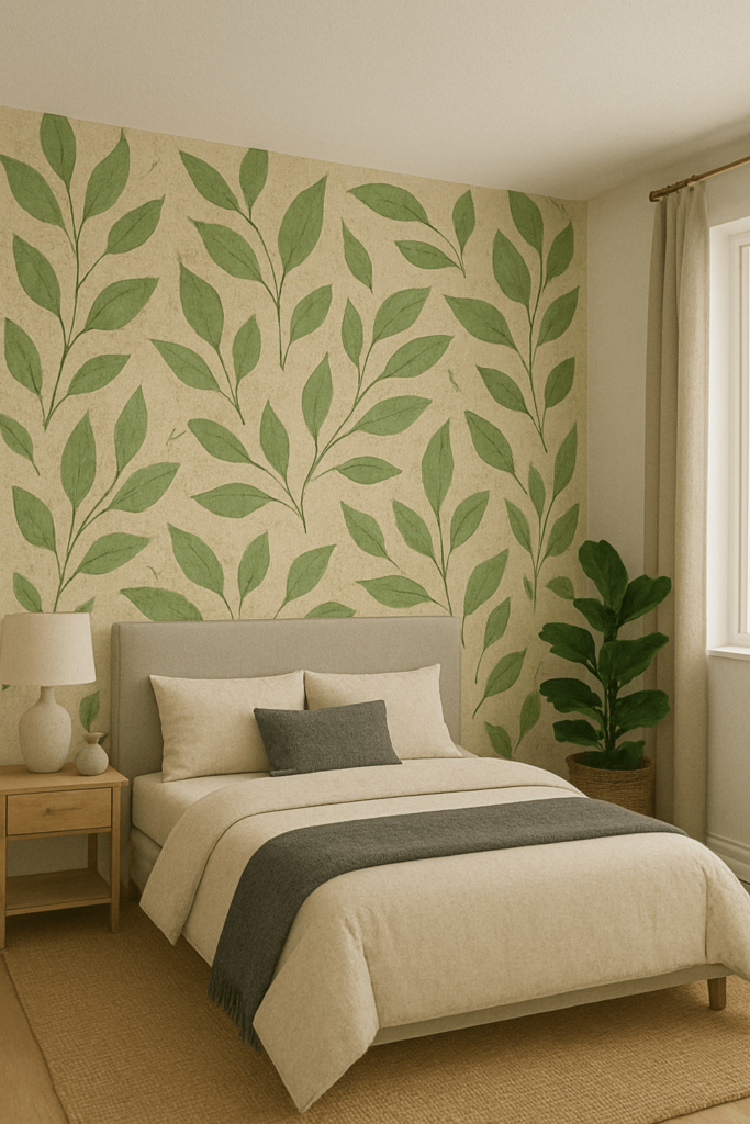 Sustainable & Eco-Friendly Wallpaper Designs for Bedrooms