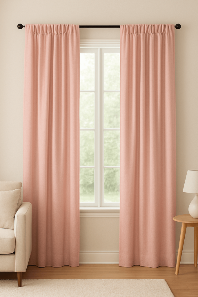 Pastel Curtains + Soft Furnishings
Curtain Combination