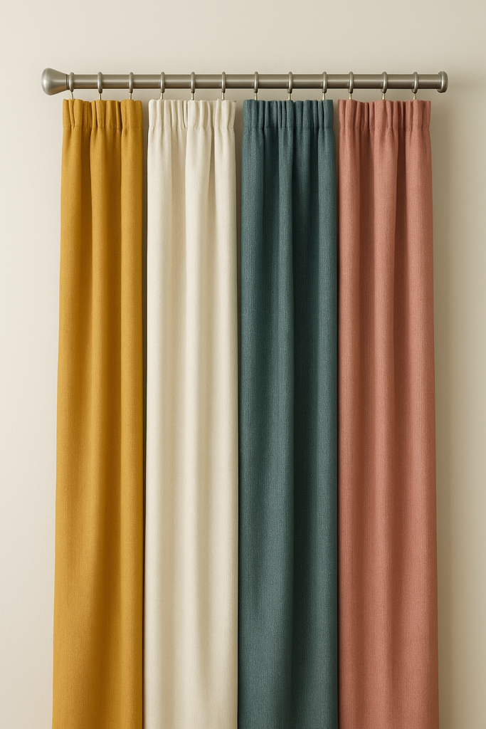 Curtain and Wall Color Combinations: The Golden Rules