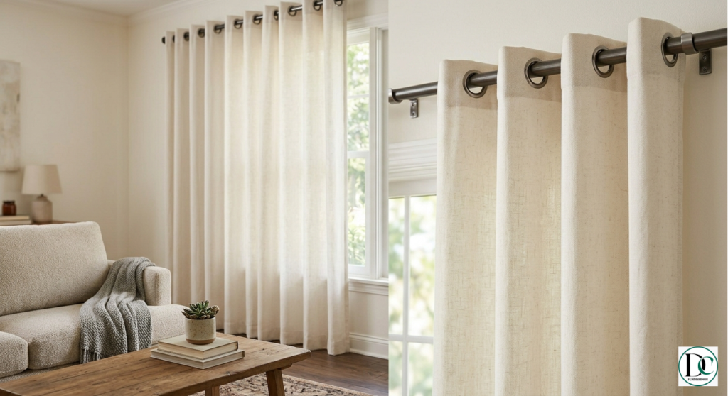 Eyelet Curtains type of curtain | Dc Furnishings