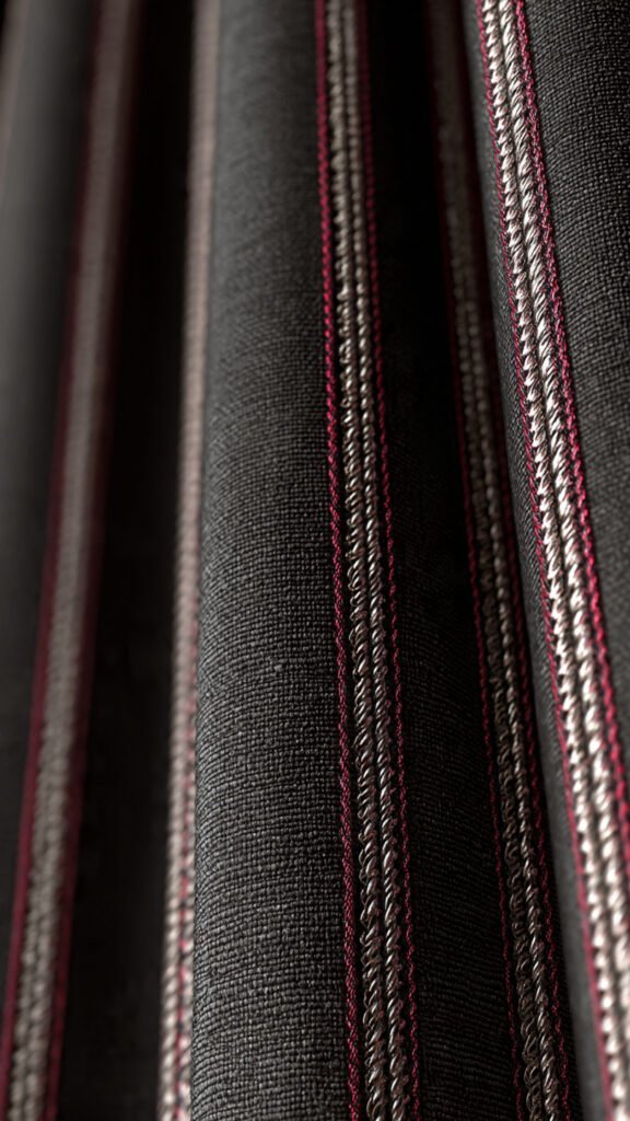 Metallic Thread Curtain design