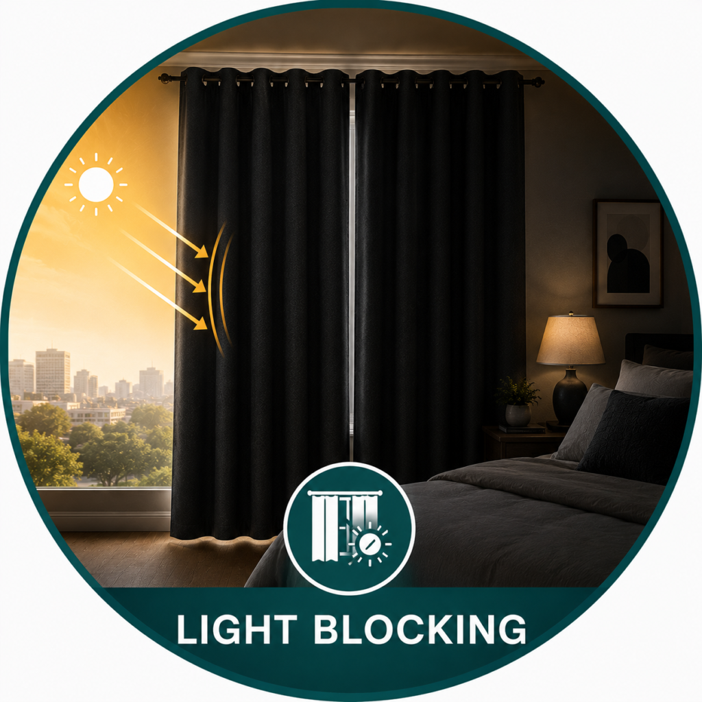 Benefits of Blackout Curtains Light blocking