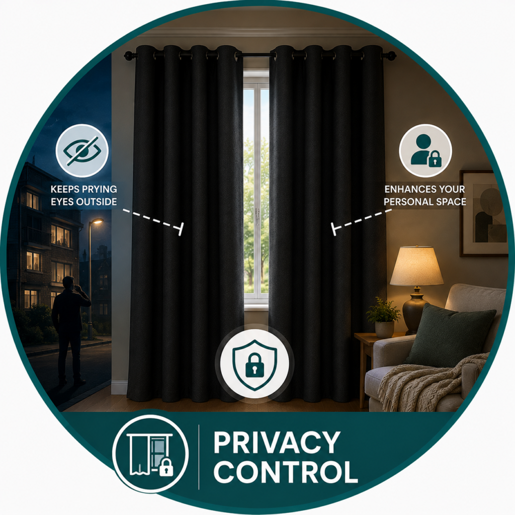 Benefits of Blackout Curtains Privacy Control