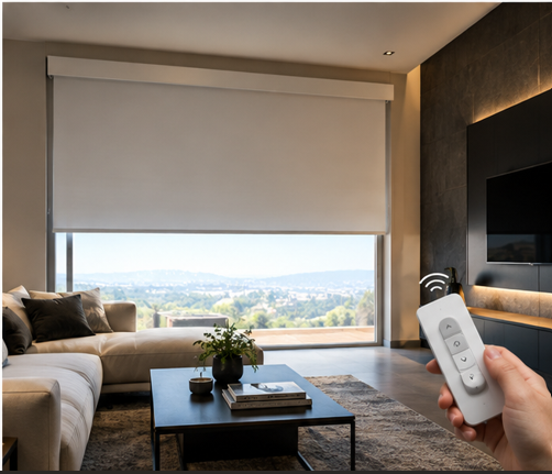 Type of Window Blinds - Motorized Blinds